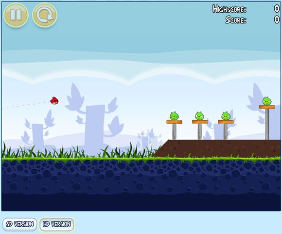 play angry birds in browser