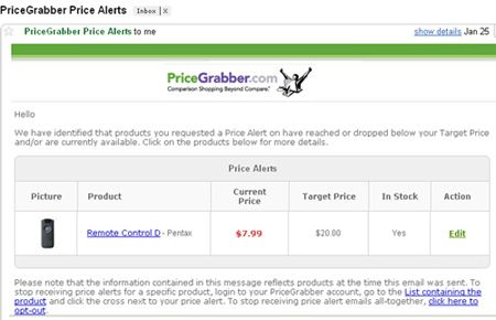 email price alerts