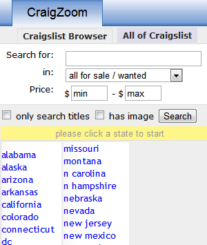craigslist search engines