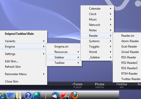 Customize Your Windows 7 Desktop With Emerge Enigma Rainmeter Customize Your Windows 7 Desktop With Emerge Enigma Rainmeter