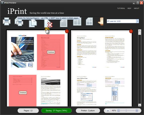 print multiple pages per sheet
