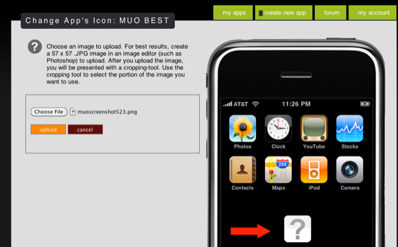 create your own iphone app