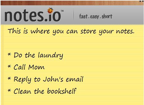 store notes online