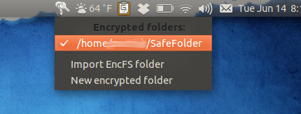 encrypt folders linux