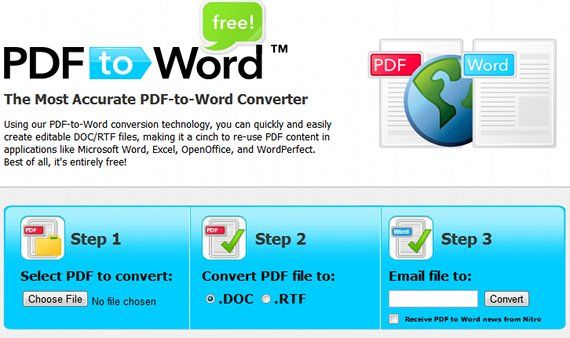 pdf to word conversion