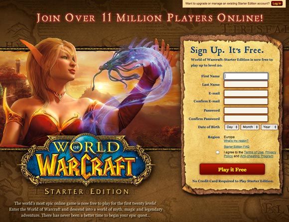 free world of warcraft download full game for mac