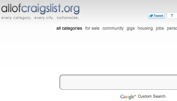 craigslist search engine