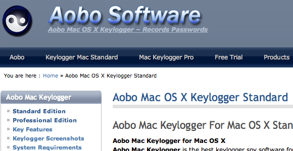 Aobo Keylogger