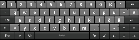 android touchscreen keyboard