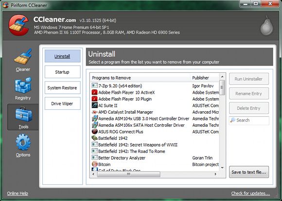 ccleaner software