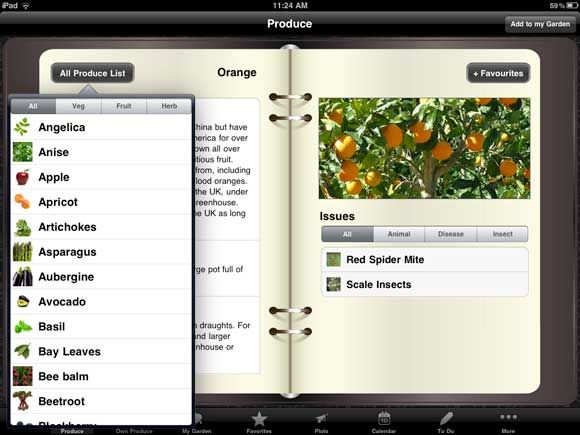 vegetable garden planner ipad app