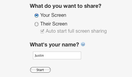 screen sharing app