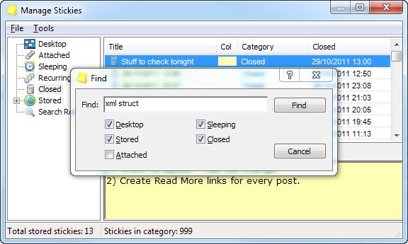 sticky notes for windows