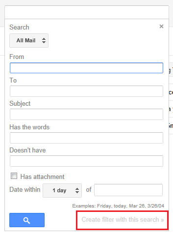 gmail filters