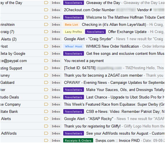 inbox gmail filter