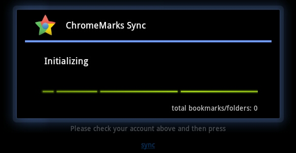 sync google chrome bookmarks