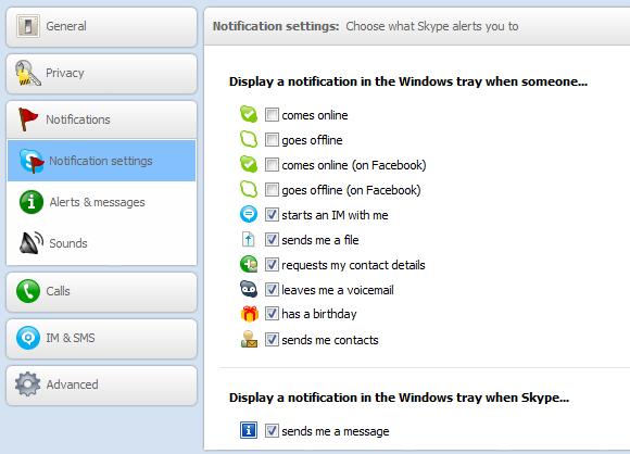 disable desktop notifications