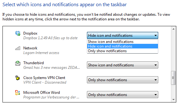 turn off desktop notifications