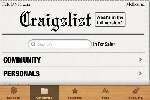 best app for craigslist on iphone