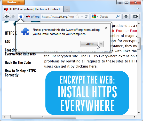 encrypt your web browsing