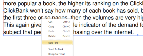 Editing text in a PDF thanks to OCR