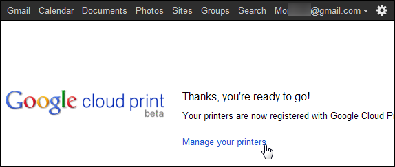 share your printer over the internet