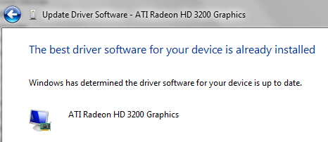 ati radeon hd 3200 graphics driver update for windows 10