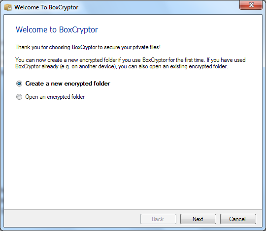 encrypt dropbox folder