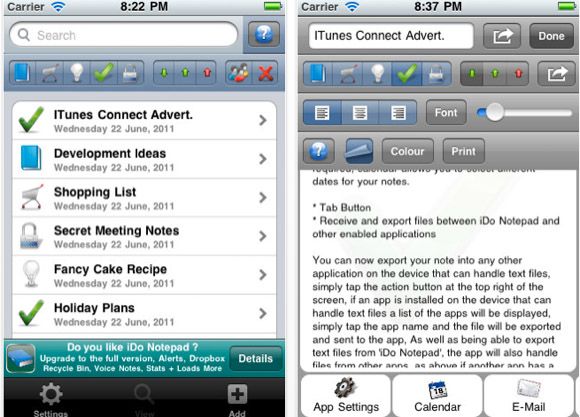 iphone journal app