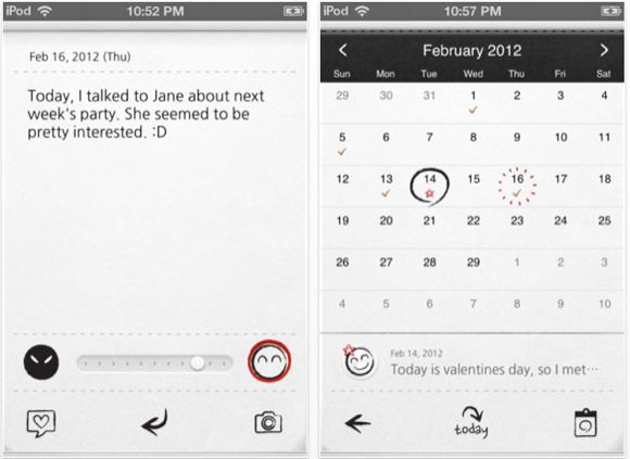 iphone journal diary app