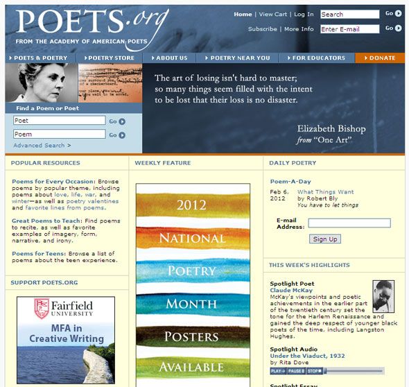 poetry websites
