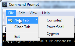 windows 7 console commands
