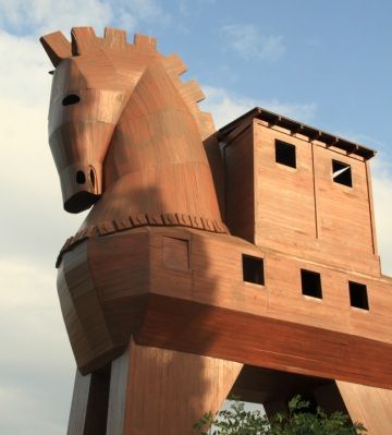 différence entre ver et cheval de troie