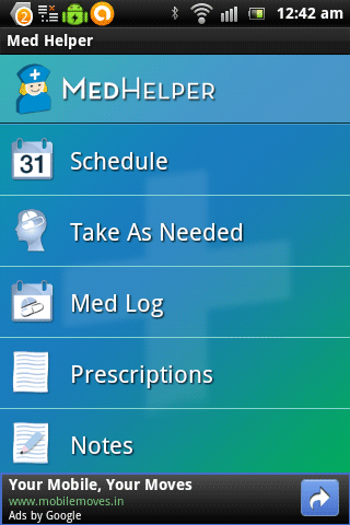 android medicine applications