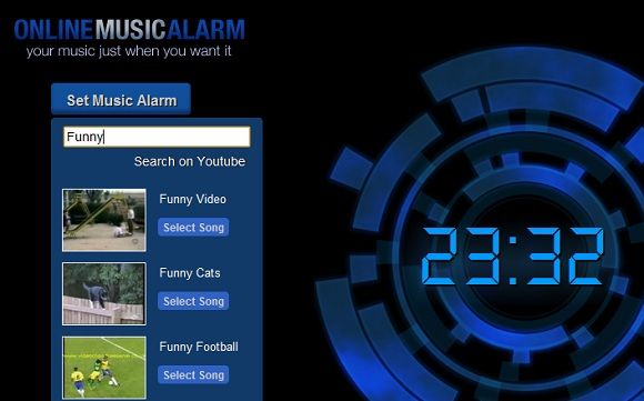 use youtube video as alarm