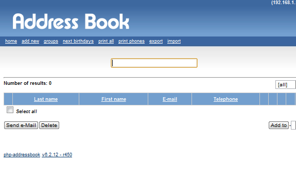 address book software