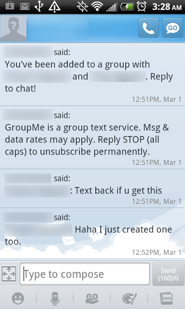 sms group messaging