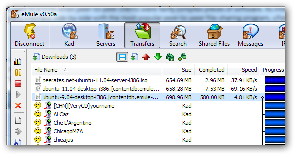 eMule - Клиент обмена файлами ED2K