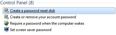 reset windows login password