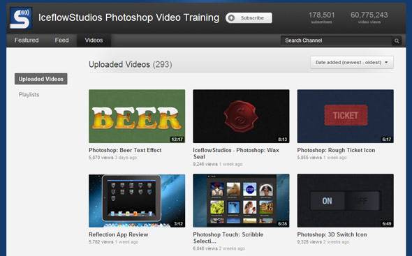 watch for photoshop video tutorials