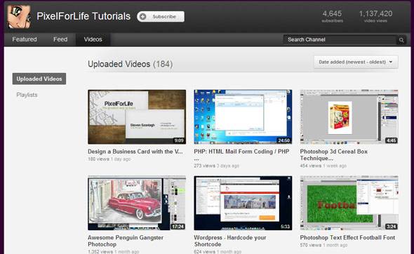 watch for photoshop video tutorials