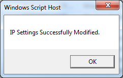 How To Write A Windows Script To Change Network Settings On The Fly