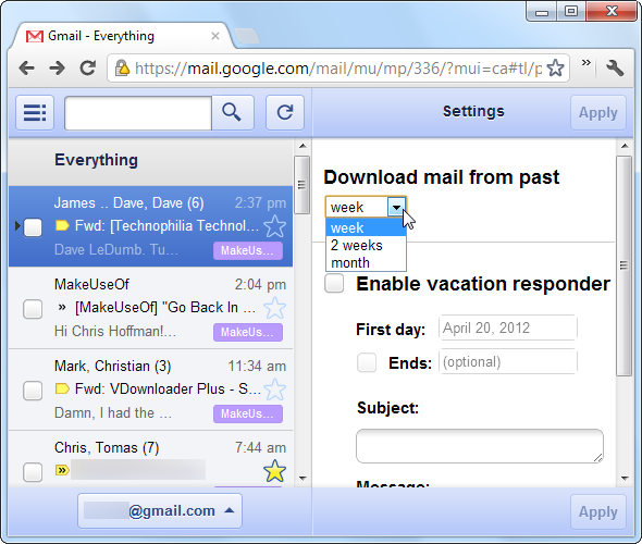 uninstall easy mail for gmail