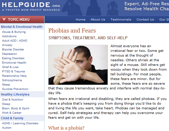 weird phobia