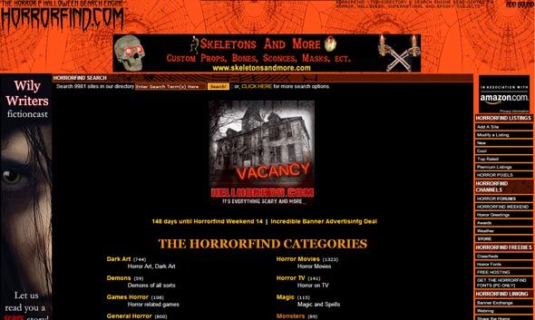 scary websites