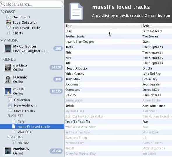 social music player