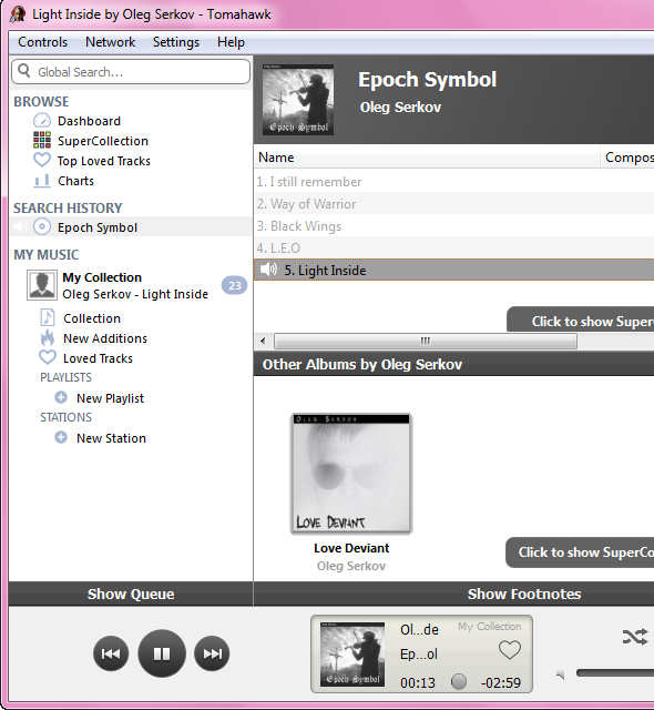 social music player