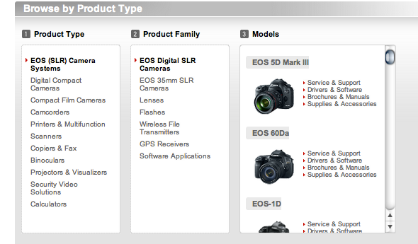canon eos utility mac download without cs