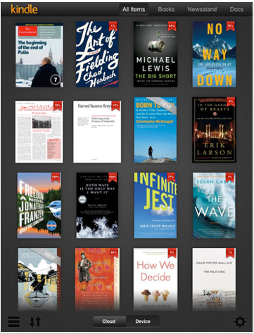 setting up kindle app on ipad