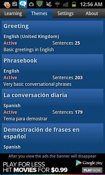 foreign language android